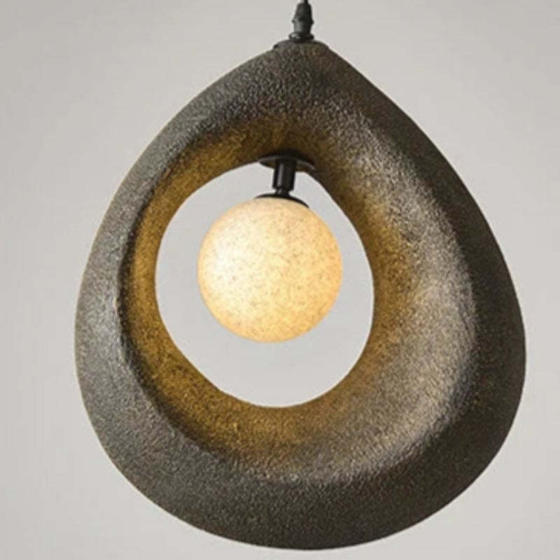 Byers Modern Pendant Light Fixture, egg-shaped design