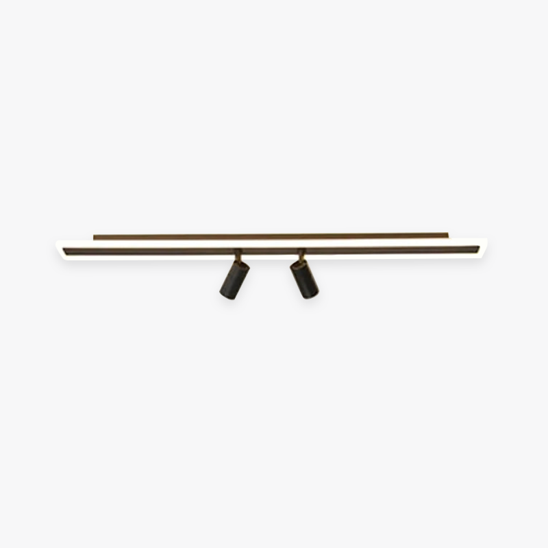 Haney Minimalist Double-linear Ceiling Light Spotlight