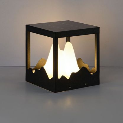 Riley mountain outdoor lamp, modern metal design by Las Sola