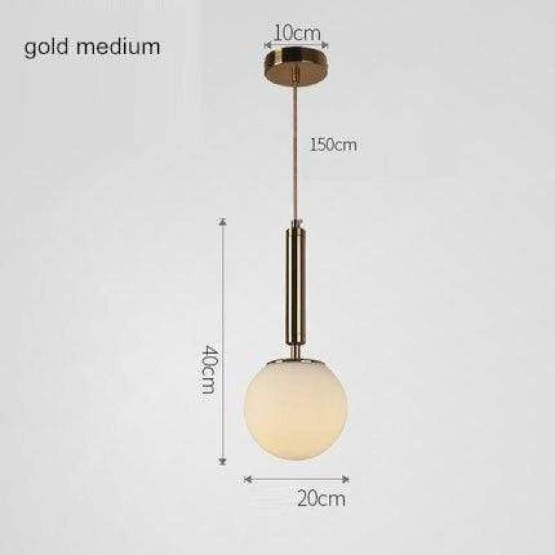 Valentina Modern Glass Ball Pendant Light