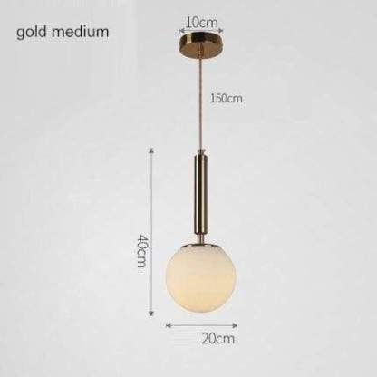 Valentina Modern Glass Ball Pendant Light