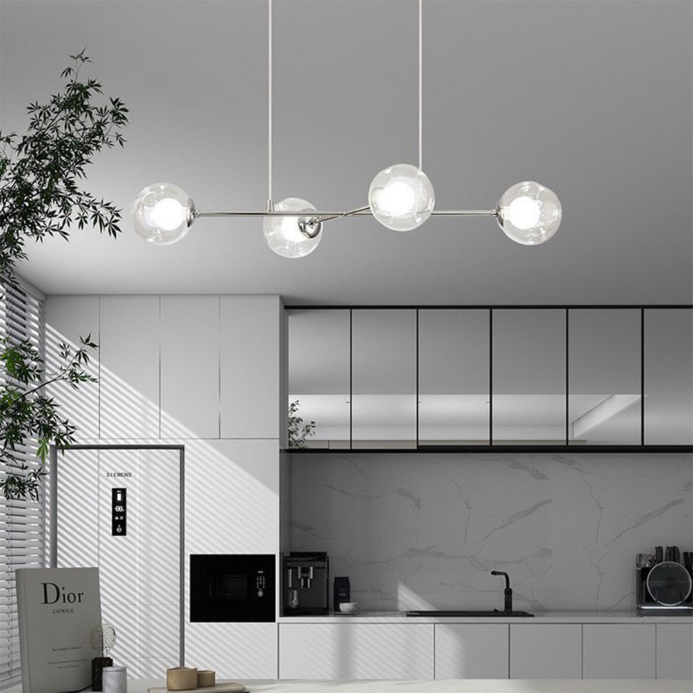 Valentina Chandelier over modern kitchen