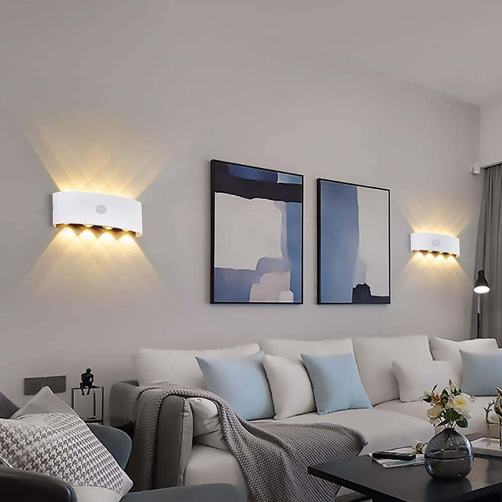 Orr Modern Simple Metal Fixtures Up And Down LED Light Wall Lamp