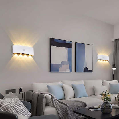 Orr Modern Simple Metal  Fixtures Up And Down LED Light Wall Lamp