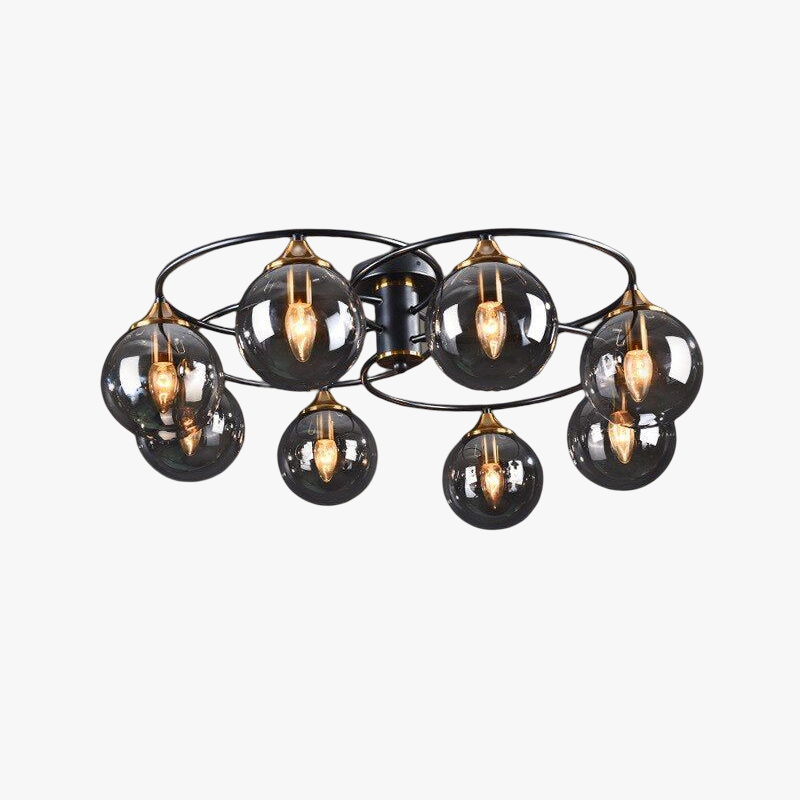 Valentina Nordic Bubble Glass Ceiling Light