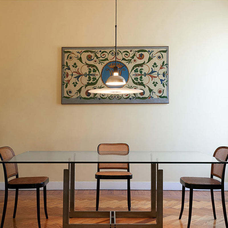 Levi pendant light in a modern dining room setting