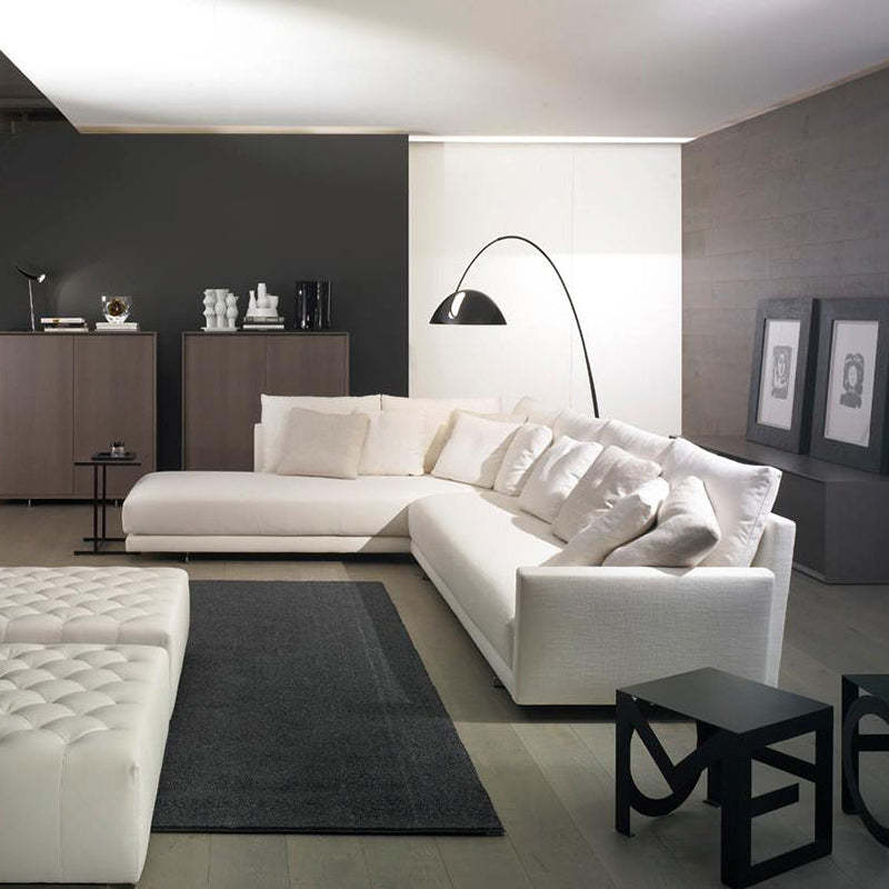 Avi Floor Lamp in Modern Living Room | Las Sola Lighting