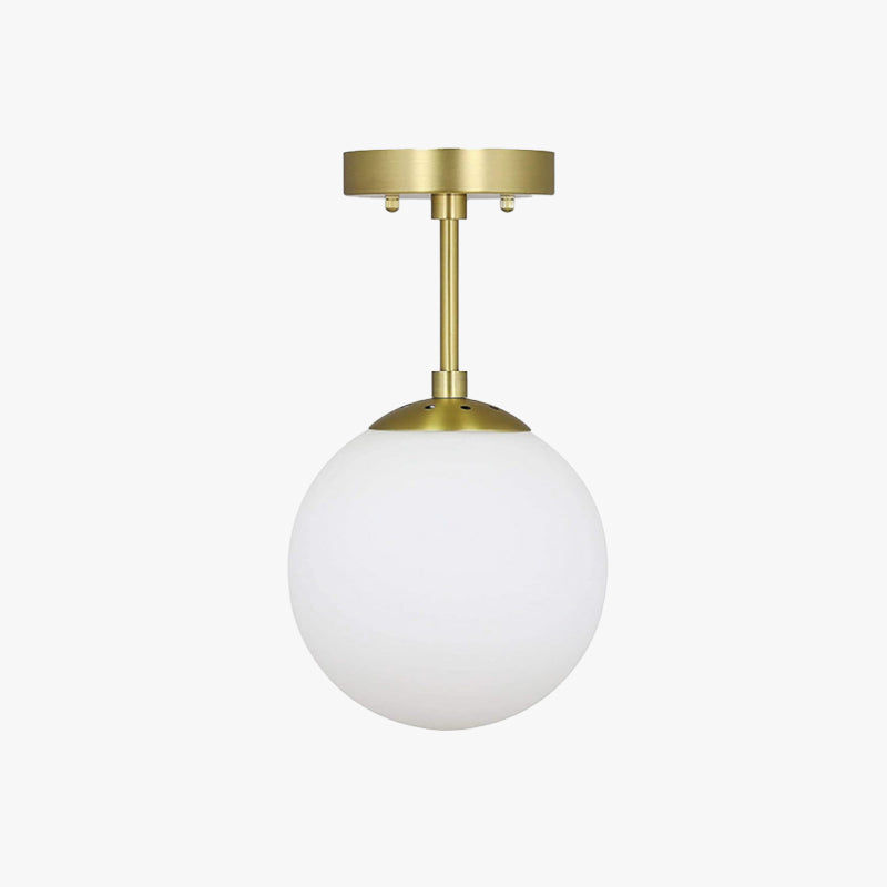 Valentina Spherical LED Semi-Flush Mount Ceiling Light