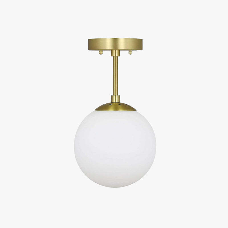 Valentina Spherical LED Semi-Flush Mount Ceiling Light
