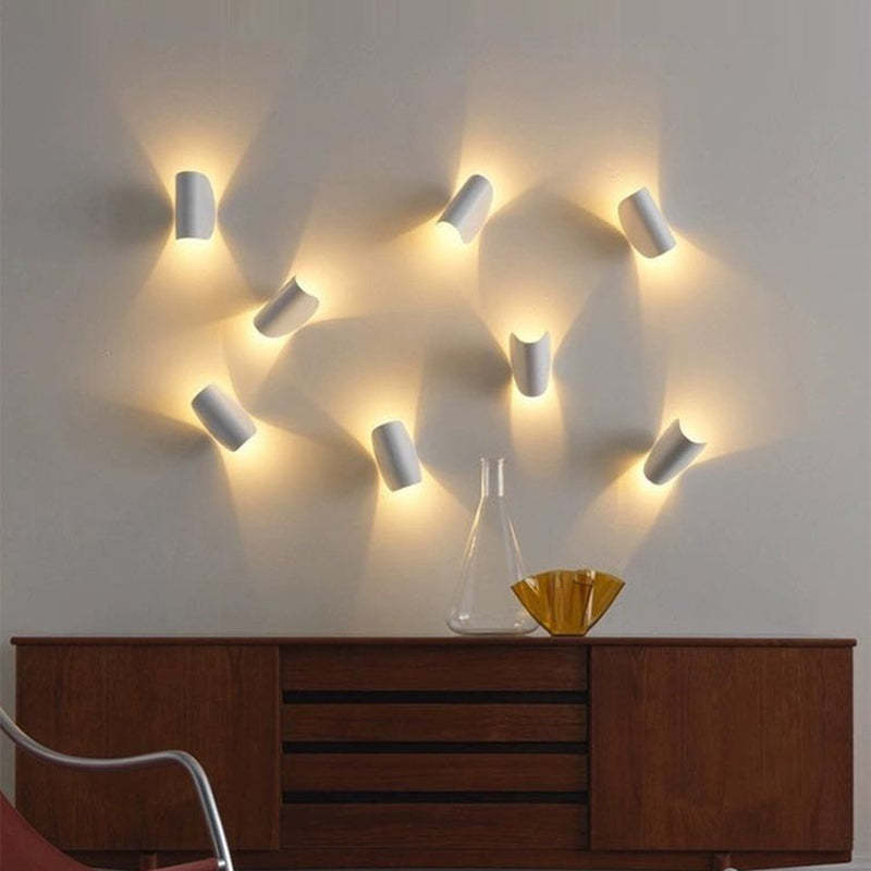 Eveline Wall Lamps on Wall with Decor, Modern Bedroom Lighting