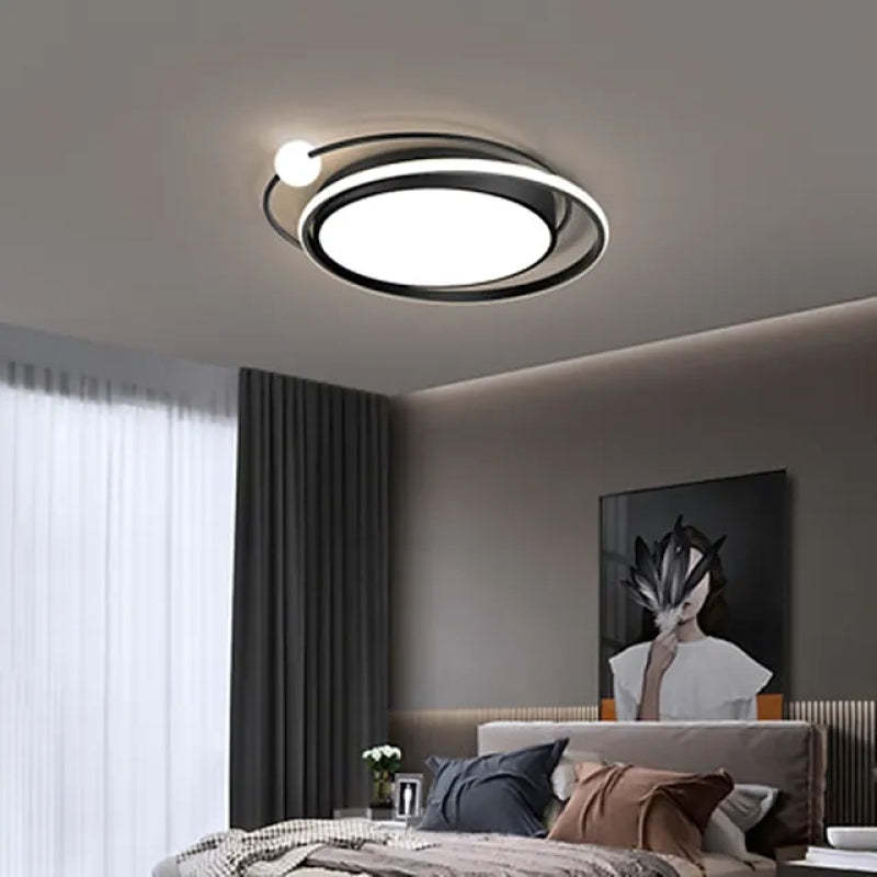 Lacey modern ceiling light in bedroom