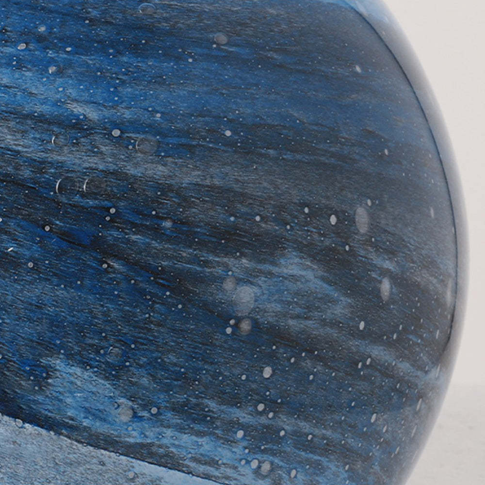 Elif blue planet solar light for outdoor garden decor