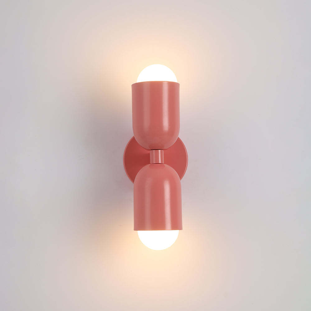 Pink Morandi Wall Lamp: Modern artistic lighting.