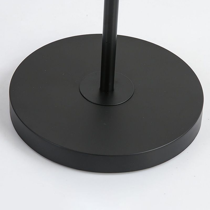 Ozawa Modern Arc Floor Lamp black base detail
