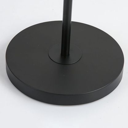 Ozawa Modern Arc Floor Lamp black base detail