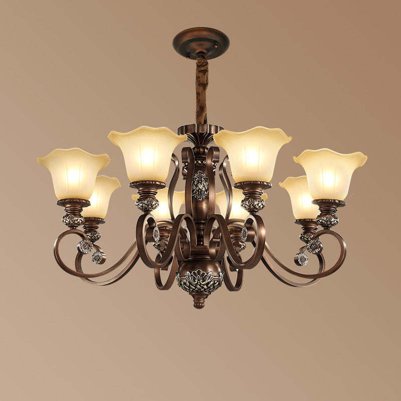 Lily Retro Flower Pendant Light, elegant home lighting