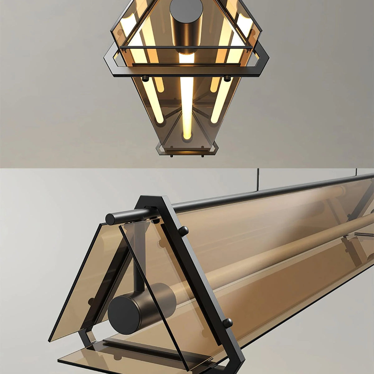 Edge Industrial Pendant Light - Close-up view