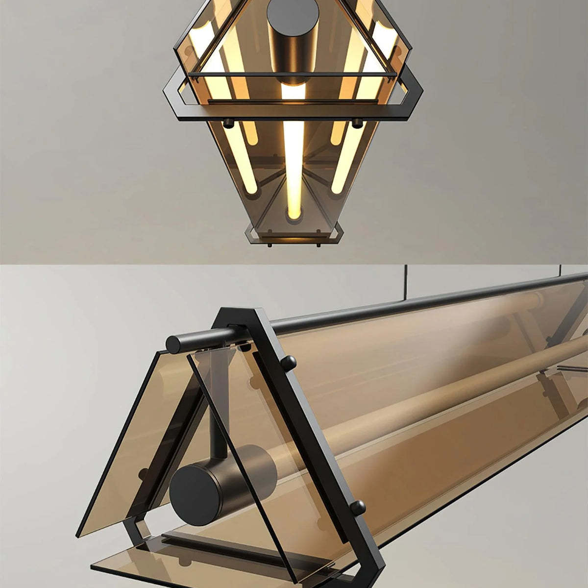 Edge Industrial Pendant Light - Close-up view
