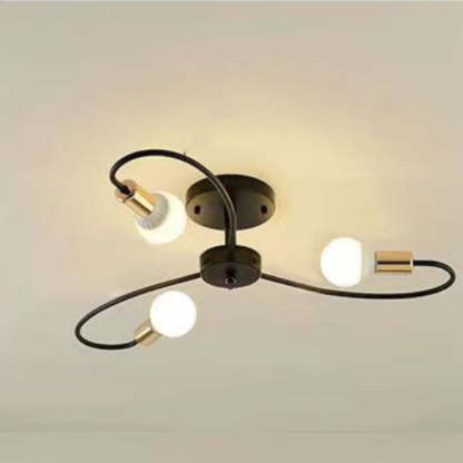 Valentina Modern Ceiling Light with three bulbs