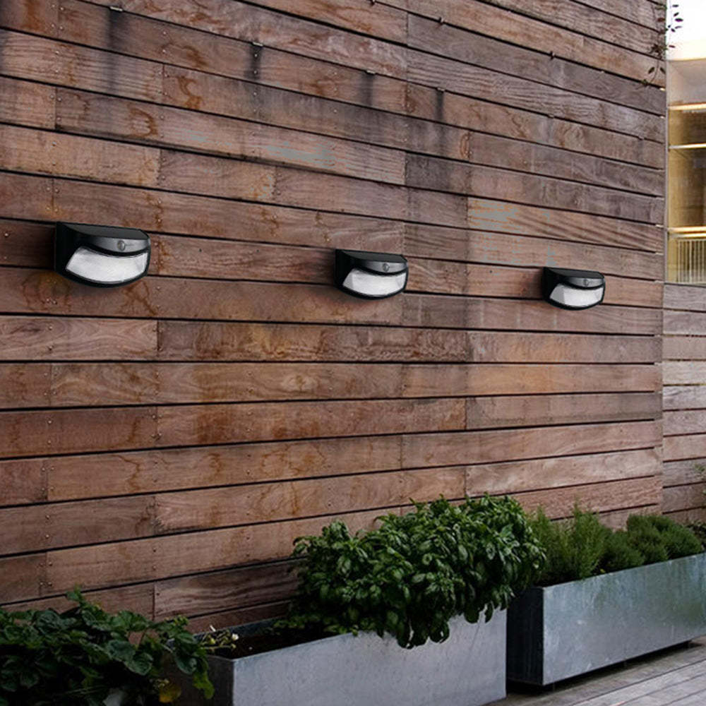 Orr Modern Deck Step Light, installed, warm lighting