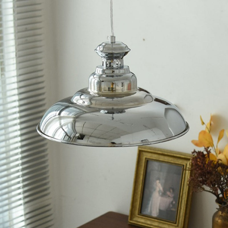Alessio Chrome LED Pendant Light - Industrial Style Lighting