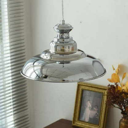 Alessio Chrome LED Pendant Light - Industrial Style Lighting