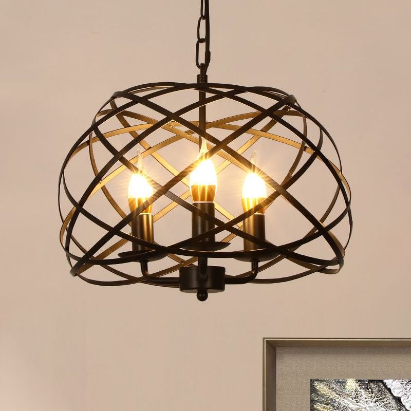 Alessio Vintage Open Cage Chandelier