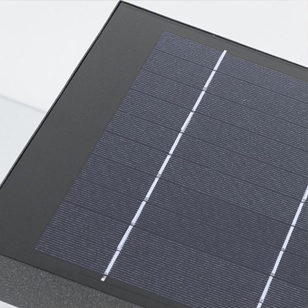 Riley mountain outdoor lamp solar panel detail.