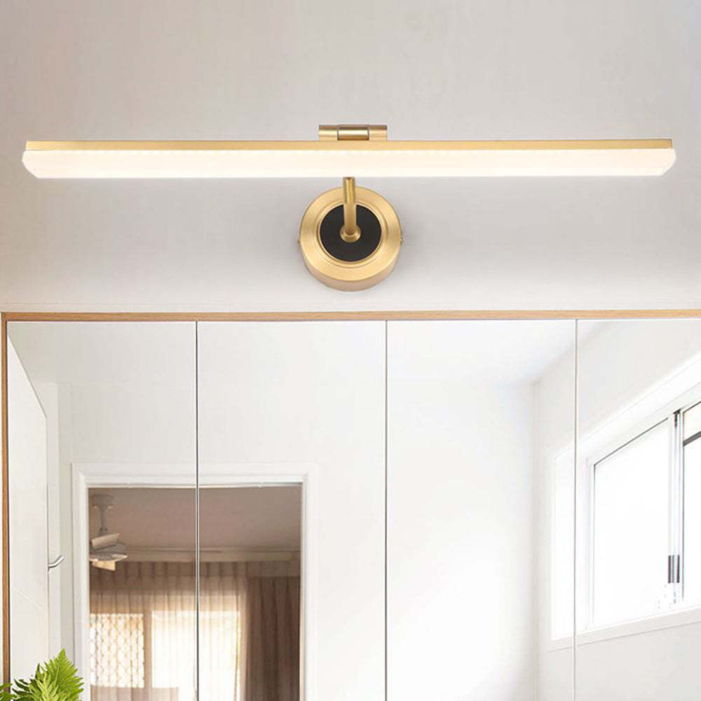 Gold Leigh Vintage Wall Lamp - Metal & Acrylic Lighting Fixture