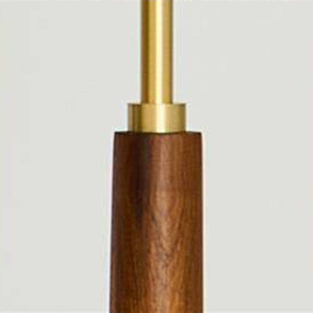 Ozawa Simple Walnut/Metal/Fabric, Table/Floor Lamp, Living Room
