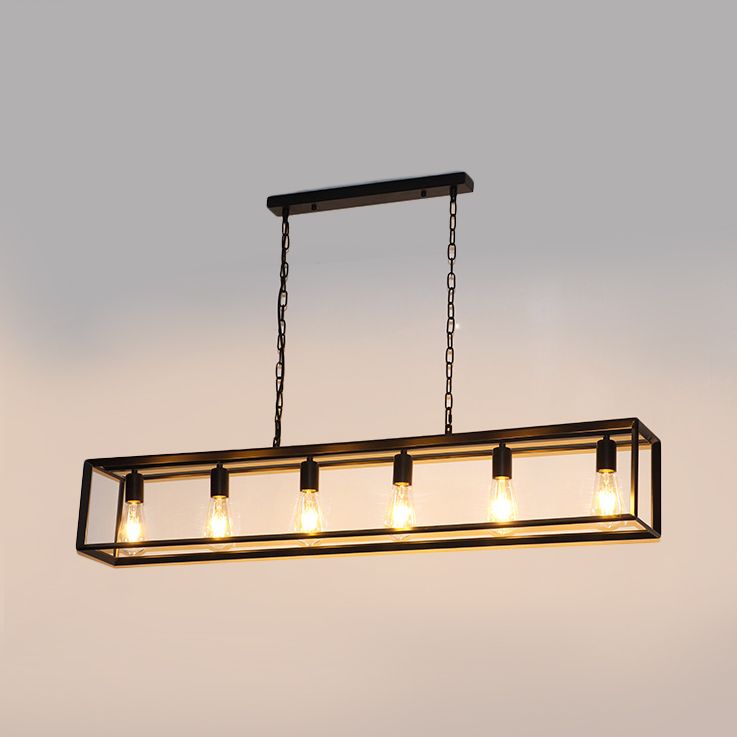 6-Light Alessio Rectangle Pendant Light