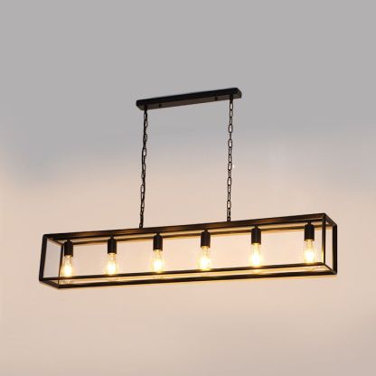 6-Light Alessio Rectangle Pendant Light