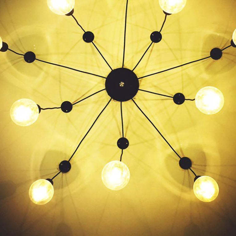 Alessio Spider Chandelier: Retro Style Lighting