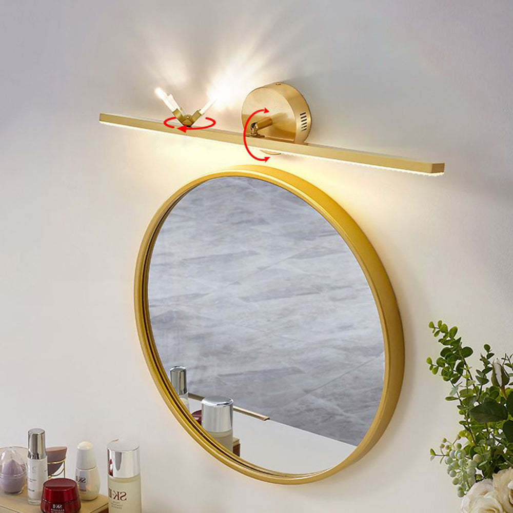 Kady Butterfly Linear Wall Lamp over mirror