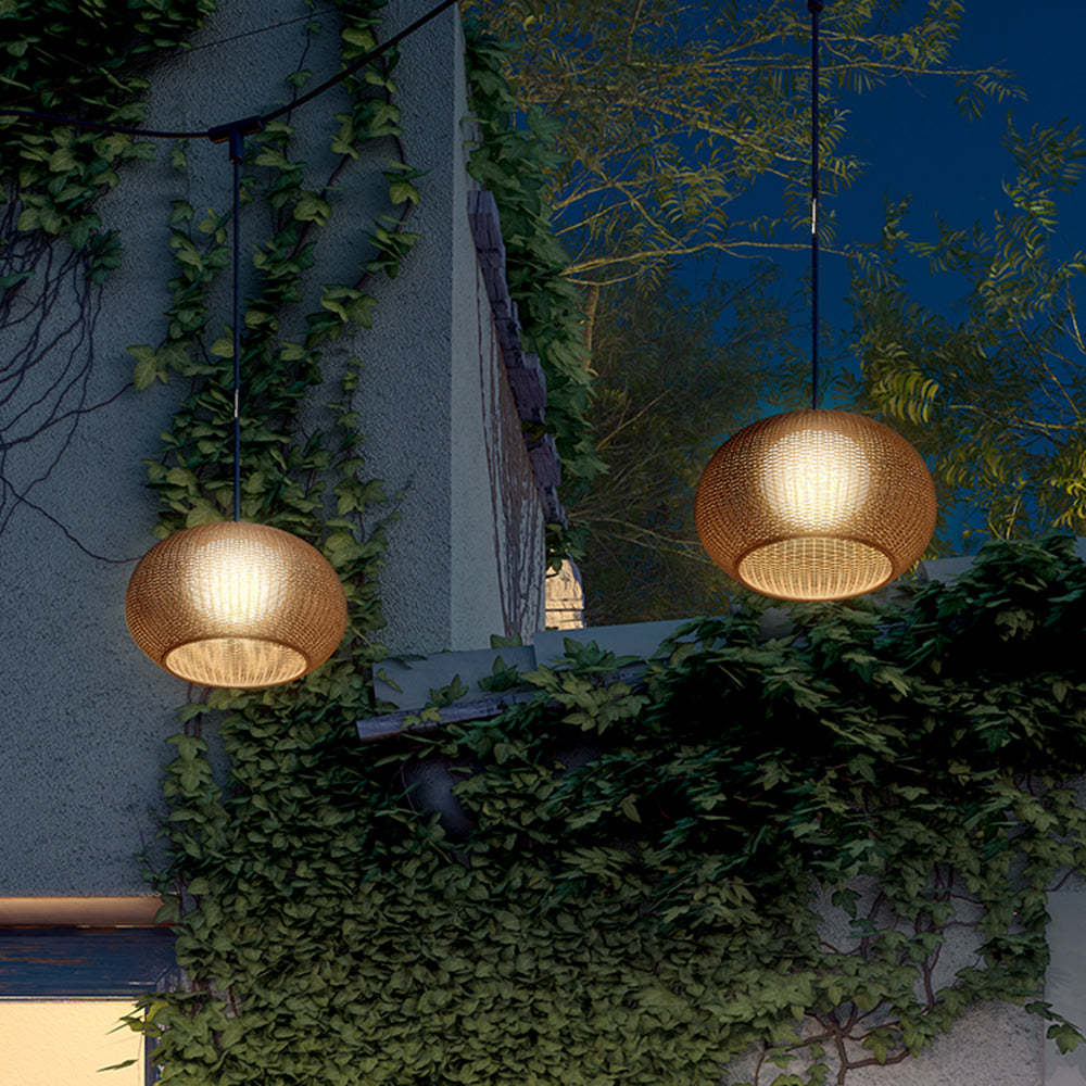 Bamboo Ritta Lantern Pendant Light for Outdoor Lighting