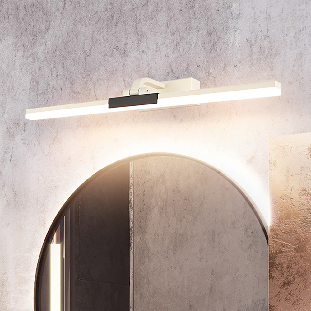 Edge Modern Vanity Wall Lamp over bathroom mirror