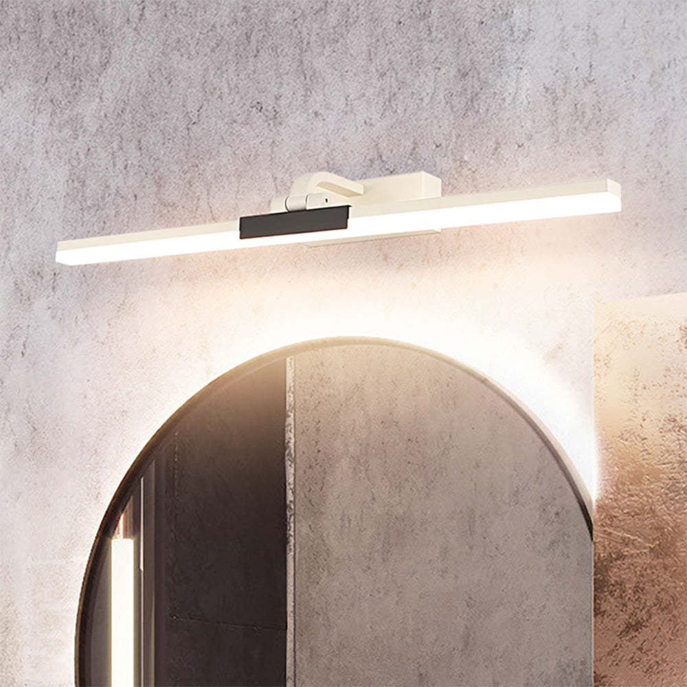 Edge Modern Vanity Wall Lamp over bathroom mirror