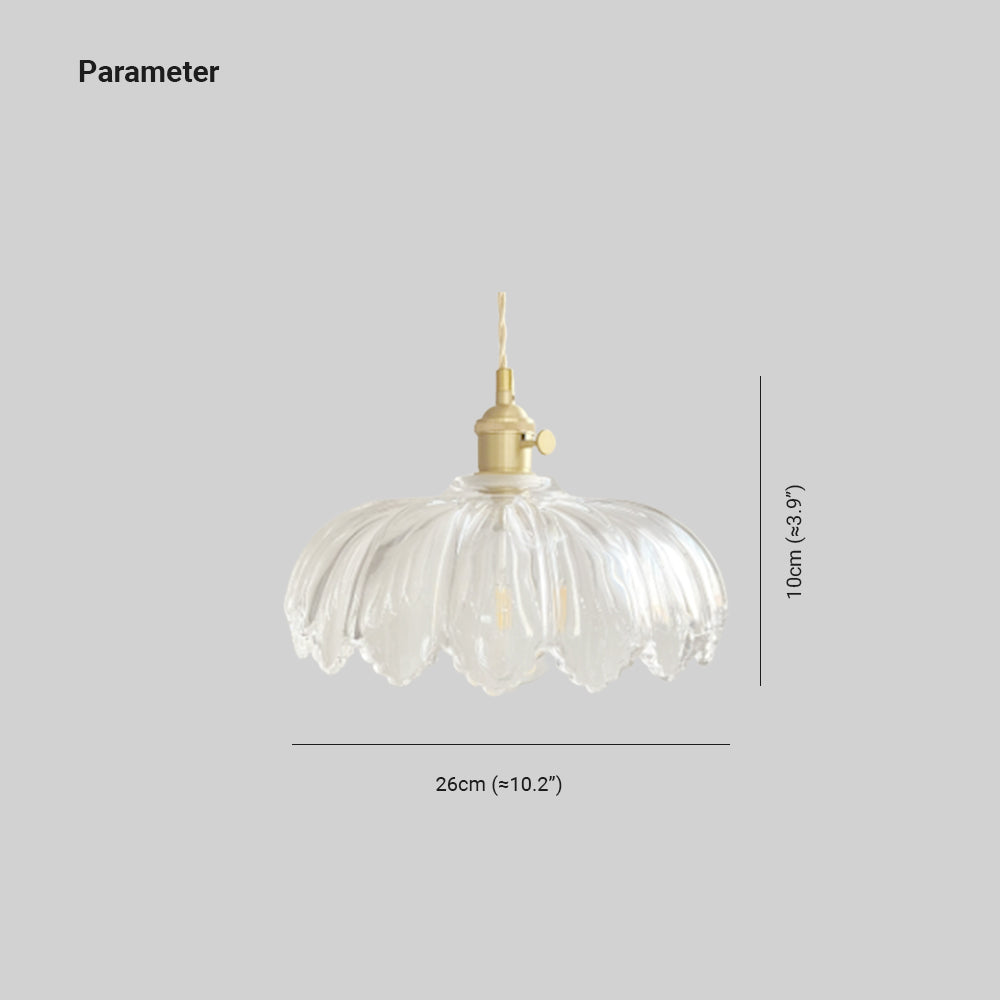 Hailie Art Deco Pendant Light dimensions: 26cm wide, 10cm high.