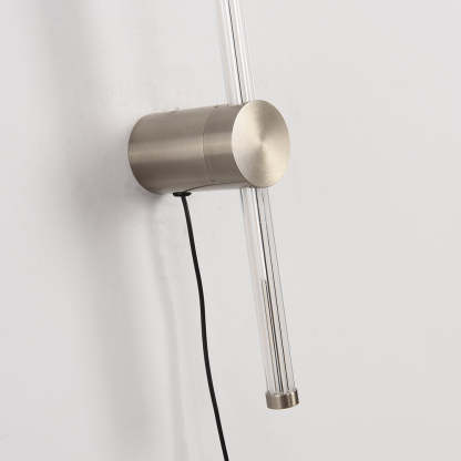 Edge Nickel Wall Lamp: Modern metal and acrylic design