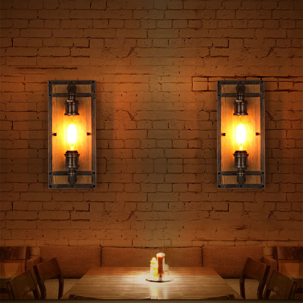 Industrial wall lighting: Alessio vintage wall lamps