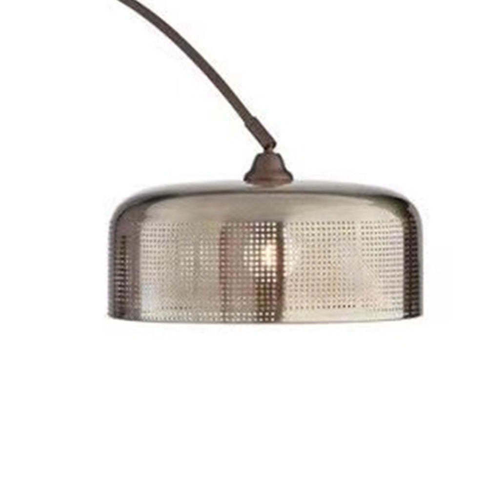 Hailie Metal Retro Floor Lamp - Perforated Shade