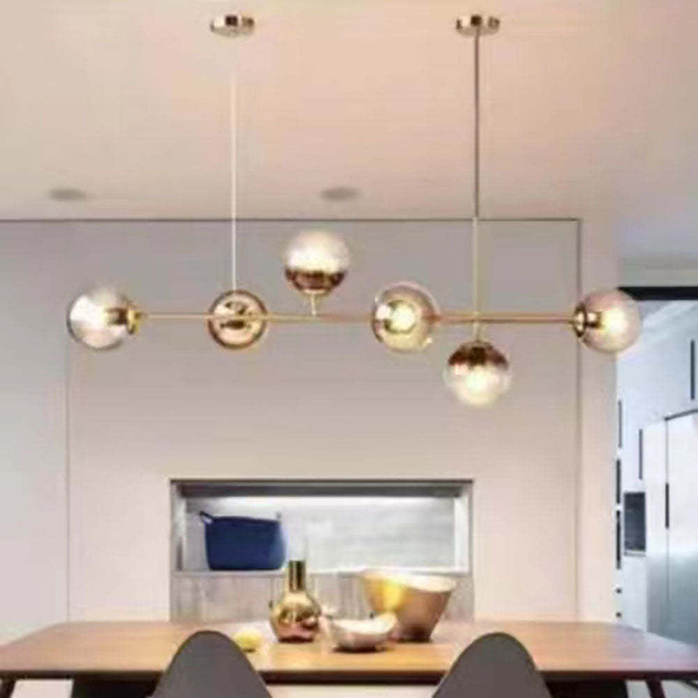 Valentina Bubble Pendant Light over dining table, modern lighting