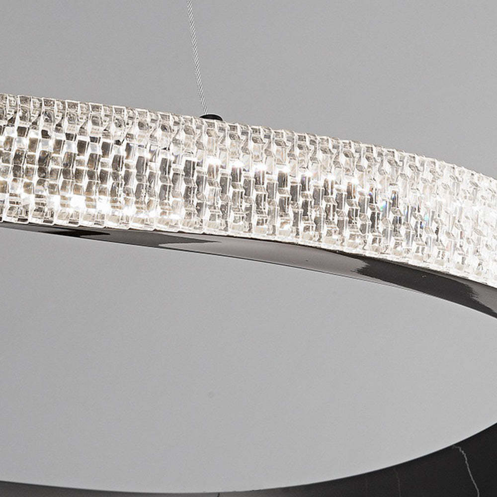 Kirsten Pendant Light, Crystal Detail