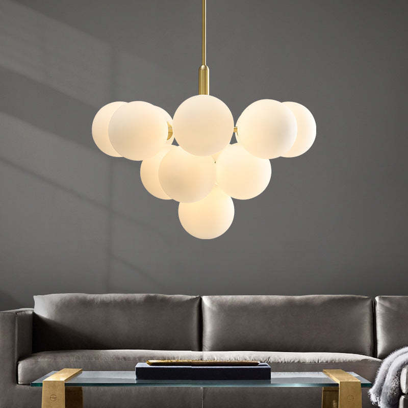 Valentina Nordic LED Chandelier in Living Room