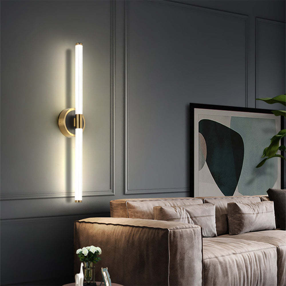 Leigh Copper Wall Lamp in Modern Living Room