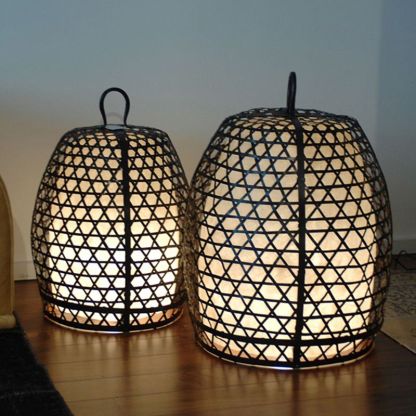 Cage Floor Lamps: Alessio Retro Lighting