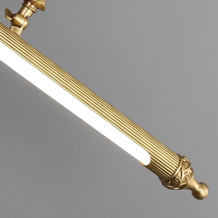 Félicie gold wall lamp detail. Vintage style lighting.