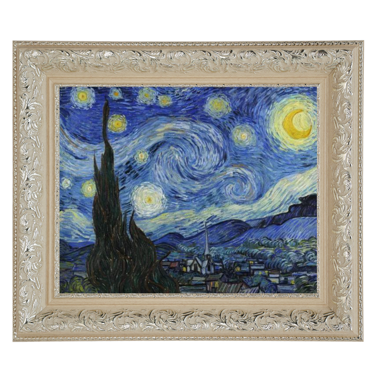 Van Gogh "The Starry Night" framed oil painting reproduction