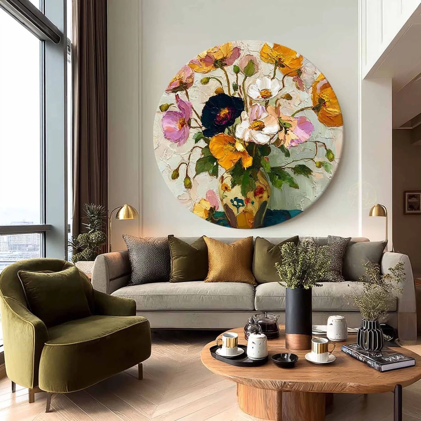 Round Wall Art #MS239