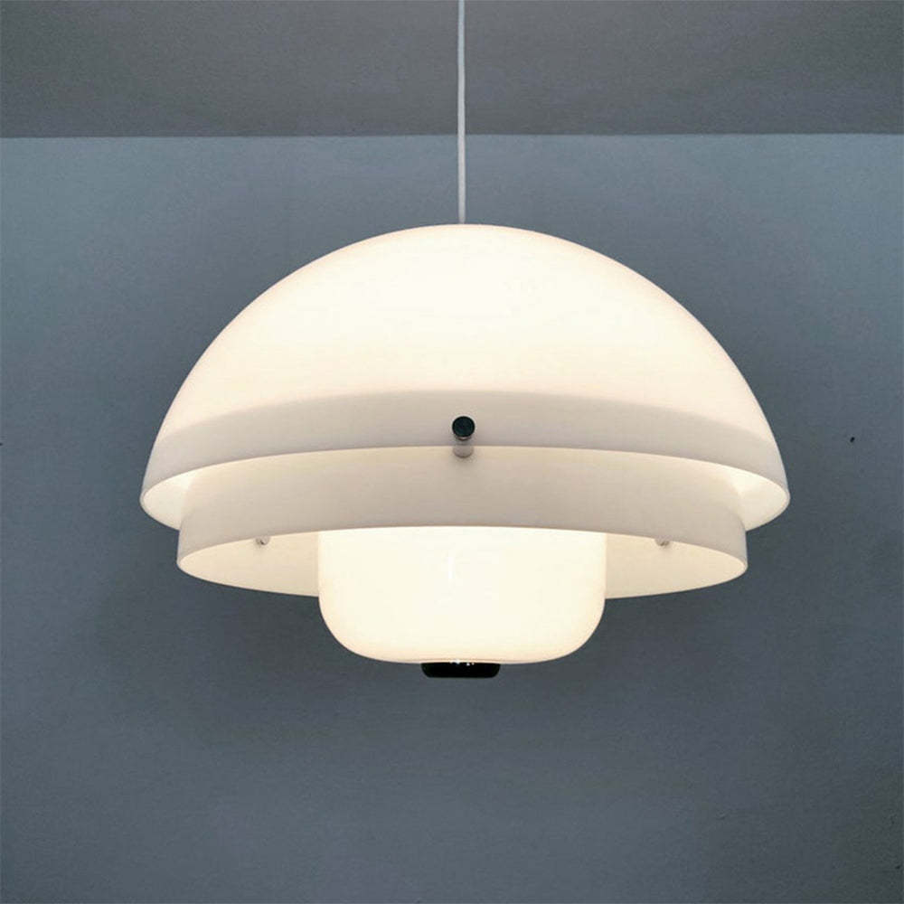 White Bauhaus Nordic pendant light